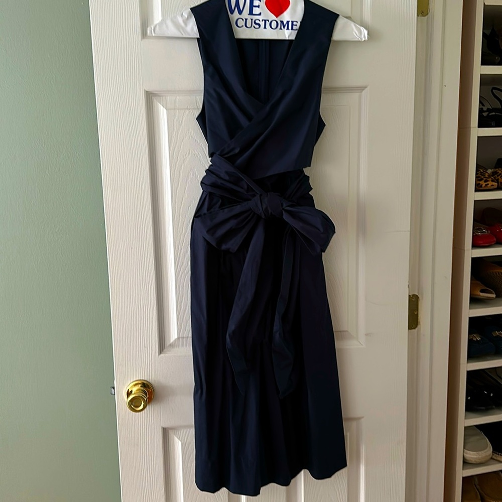 J Crew Factory Sleeveless Wrap Dress